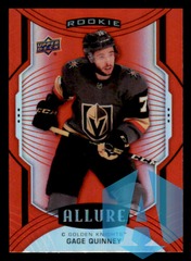 2020-21 Upper Deck Allure Red Rainbow #118 Gage Quinney